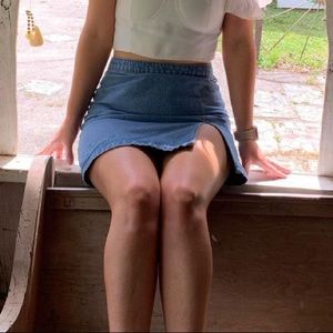 Jean skirt- missguided size 6